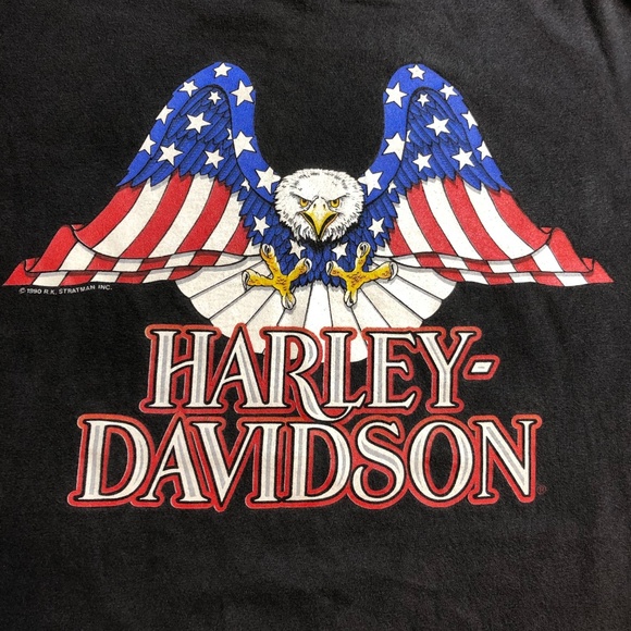 Harley-Davidson | Shirts | Vintage 983 Harley Davidson Single Stitch T ...